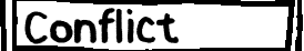 conflict button